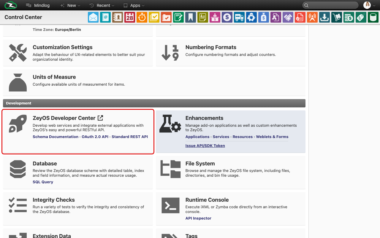 Developer tools and extensions workspace overview