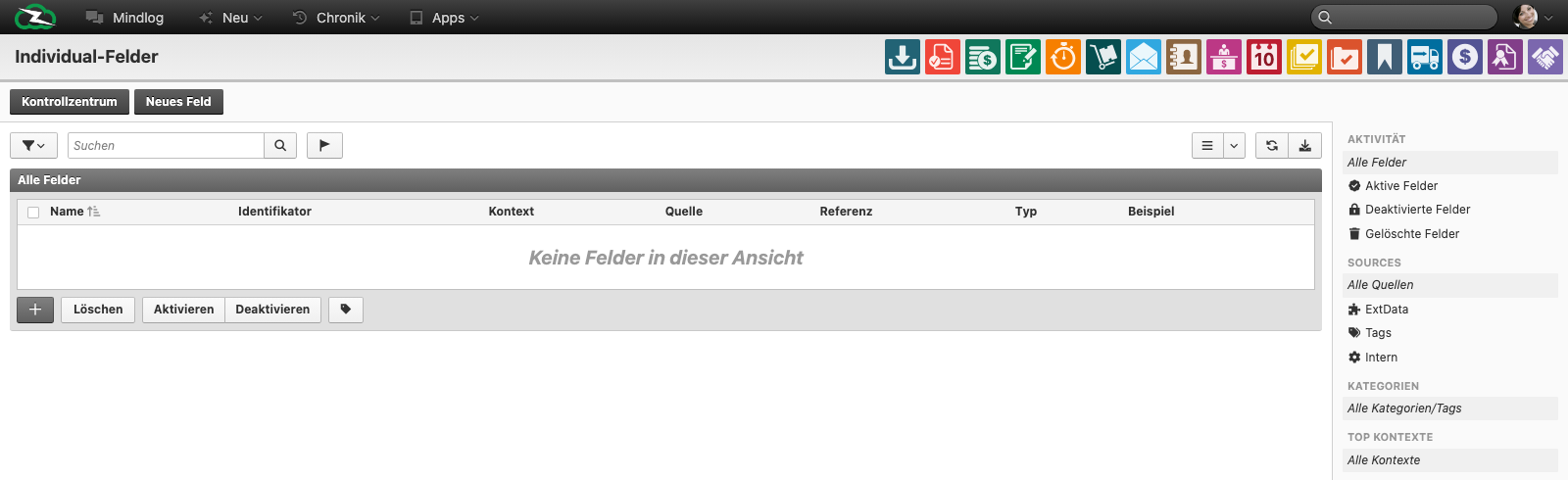 Live custom fields overview